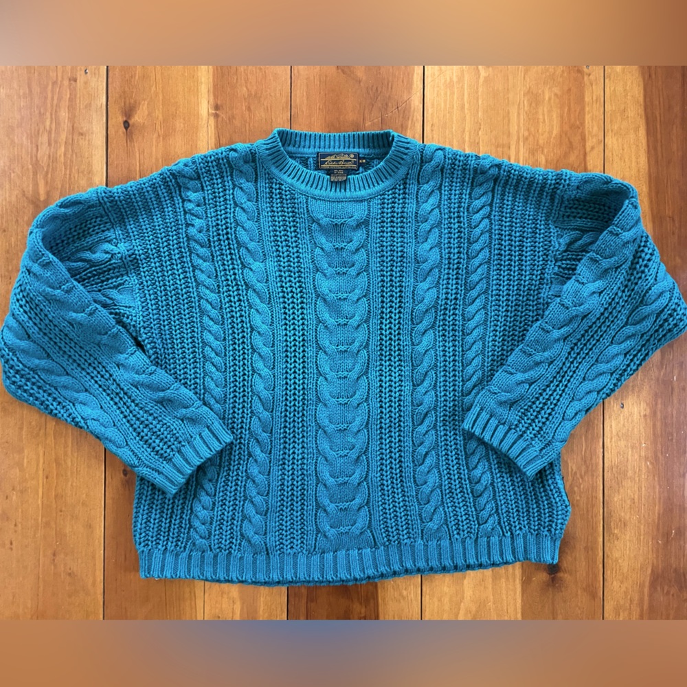 Vintage Cable Knit Eddie Bauer Sweater